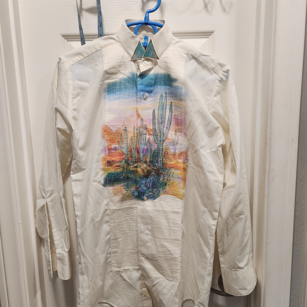 Wanted by beads beautiful vintage shirt size xs